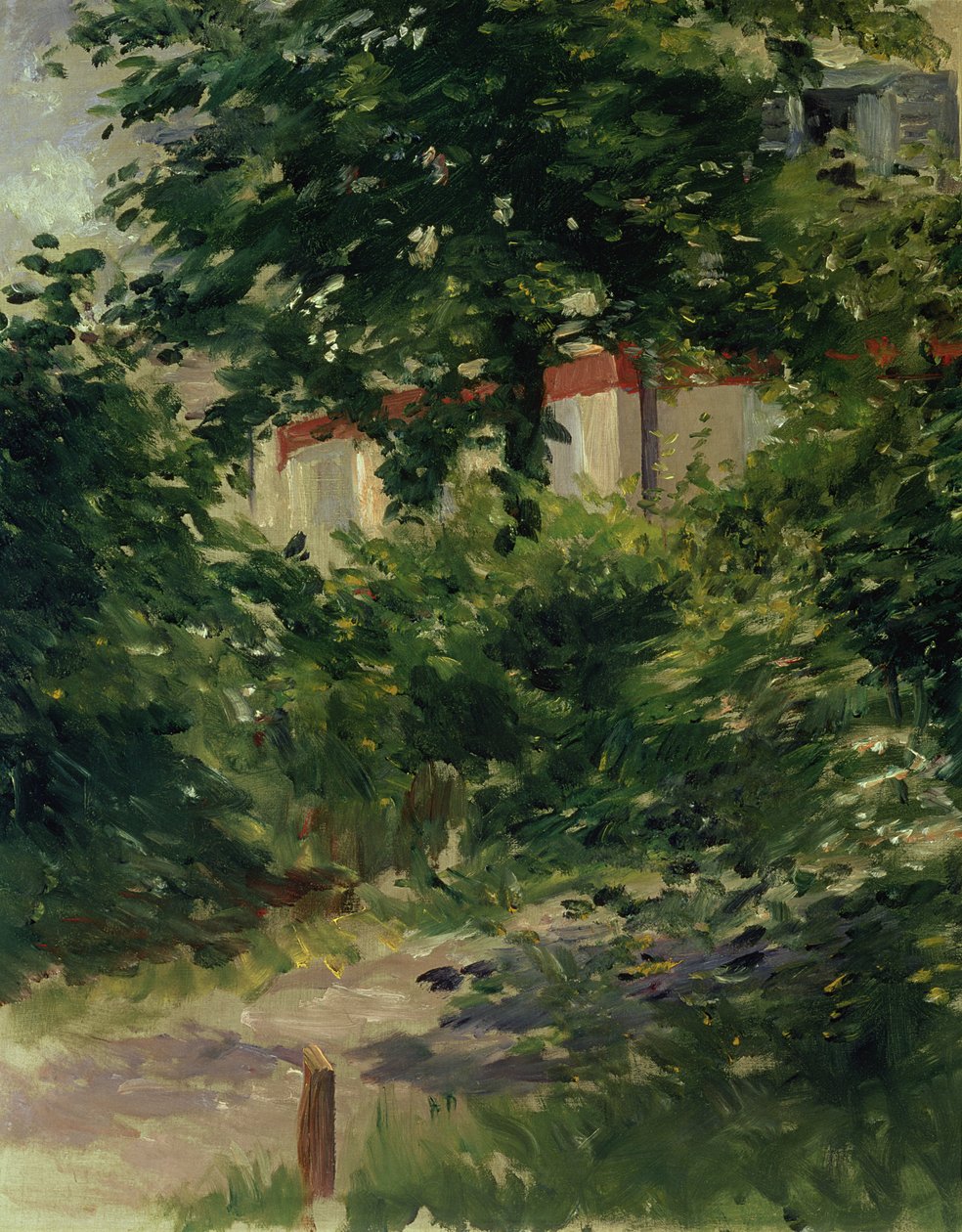 Um canto do jardim em Rueil, 1882 de Édouard Manet
