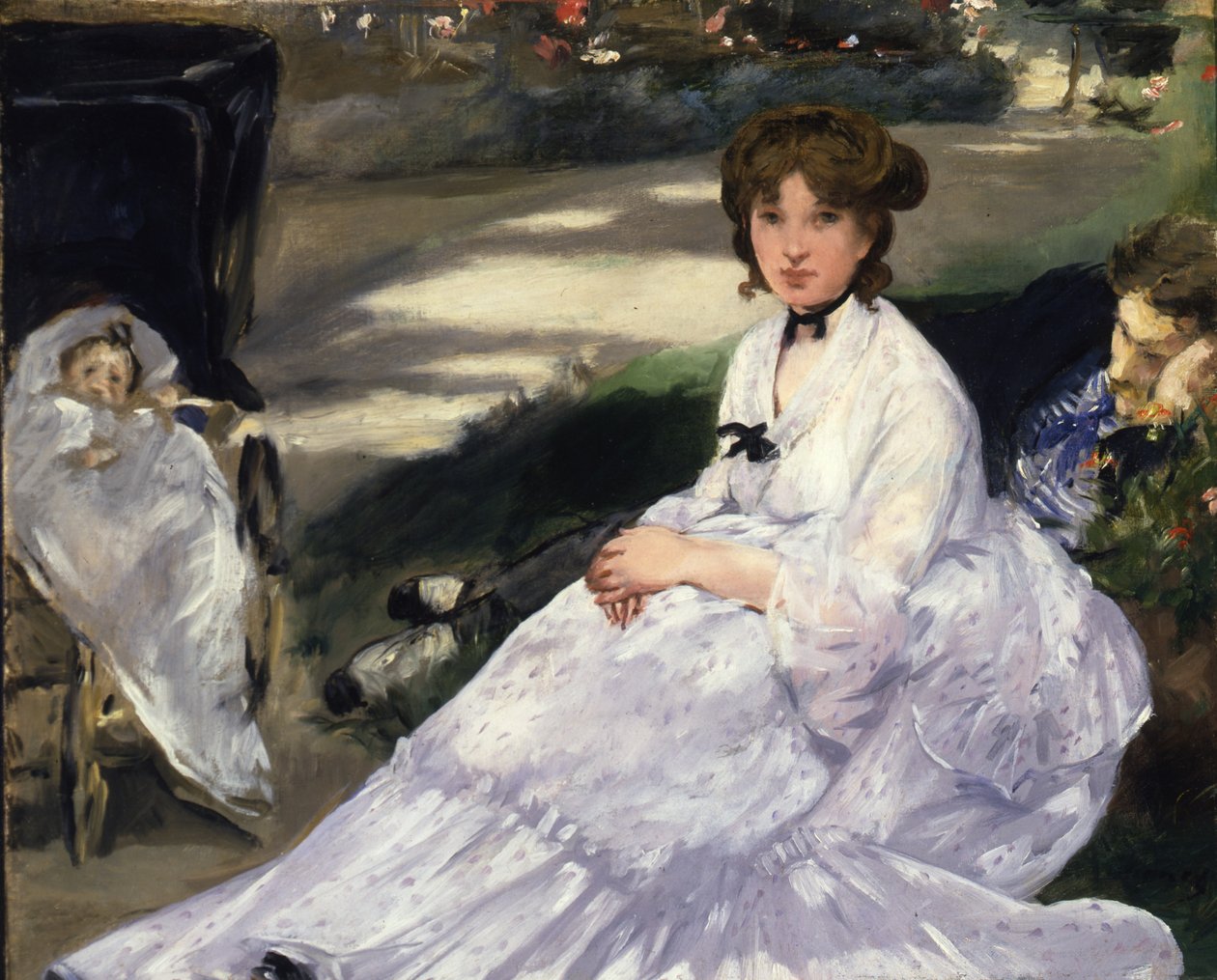 No jardim, 1870 de Édouard Manet