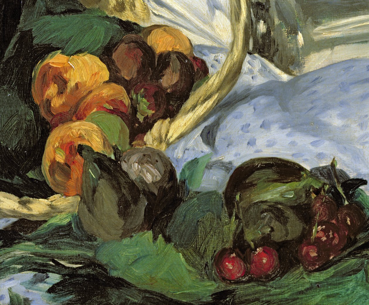 Dejeuner sur lHerbe, 1863 óleo sobre tela detalhe de 2310 de Édouard Manet