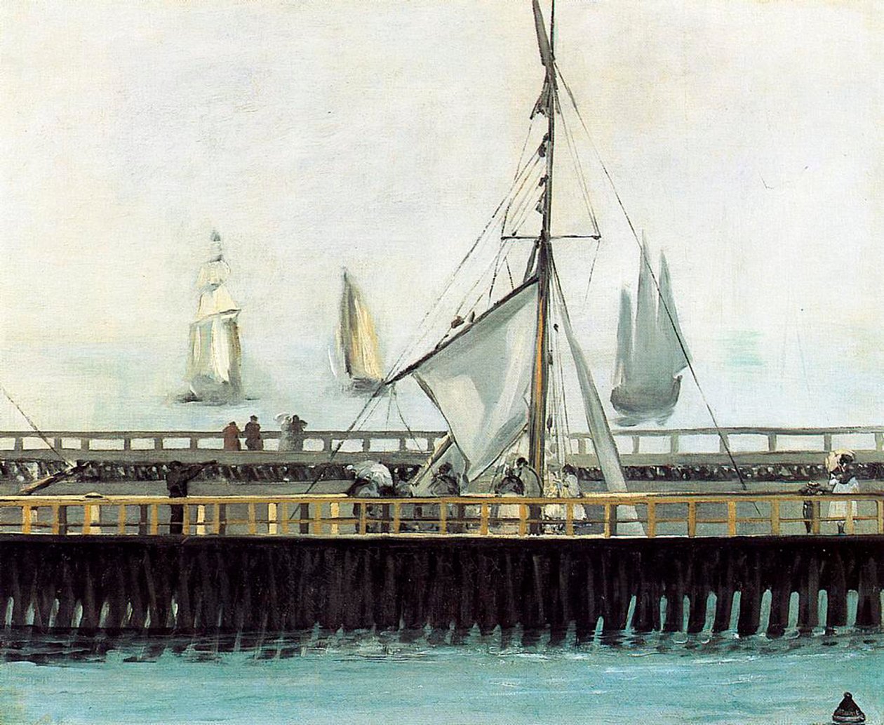 O cais em Boulogne, 1869 de Édouard Manet