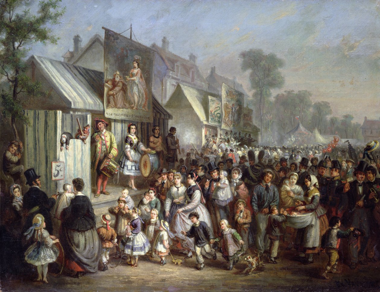 Uma festa em Saint-Cloud durante o Segundo Império de Edouard Vaumort
