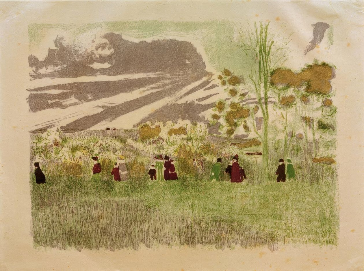 Através dos campos de Edouard Vuillard