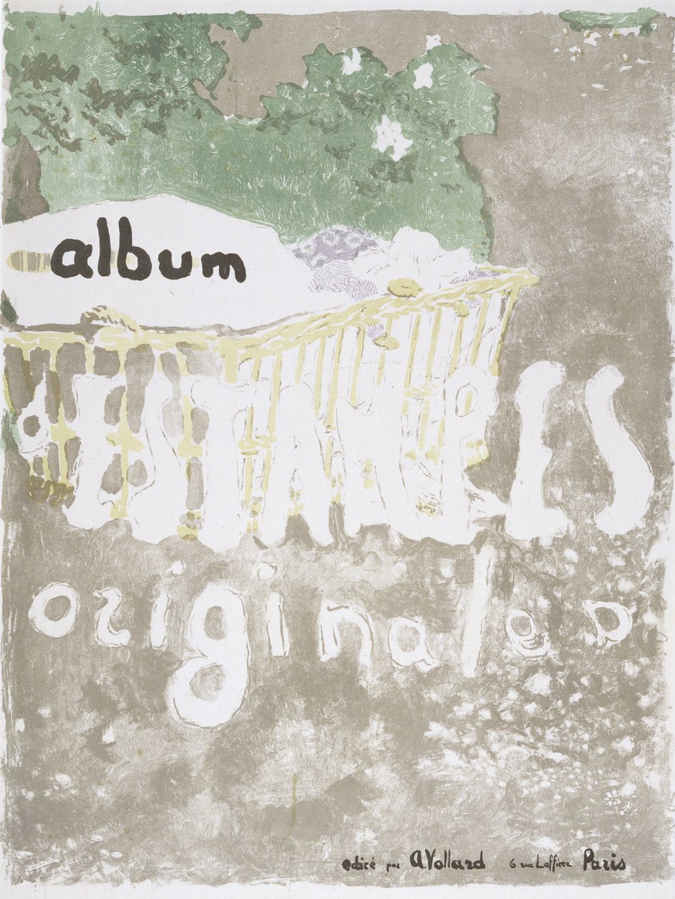 Capa para Álbum de Gravuras de Ambrose Vollards, 1898 de Edouard Vuillard