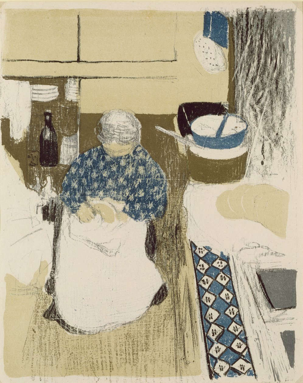A cozinheira, de &39;Landscapes and Interiors&39;, publicou 1899 de Edouard Vuillard
