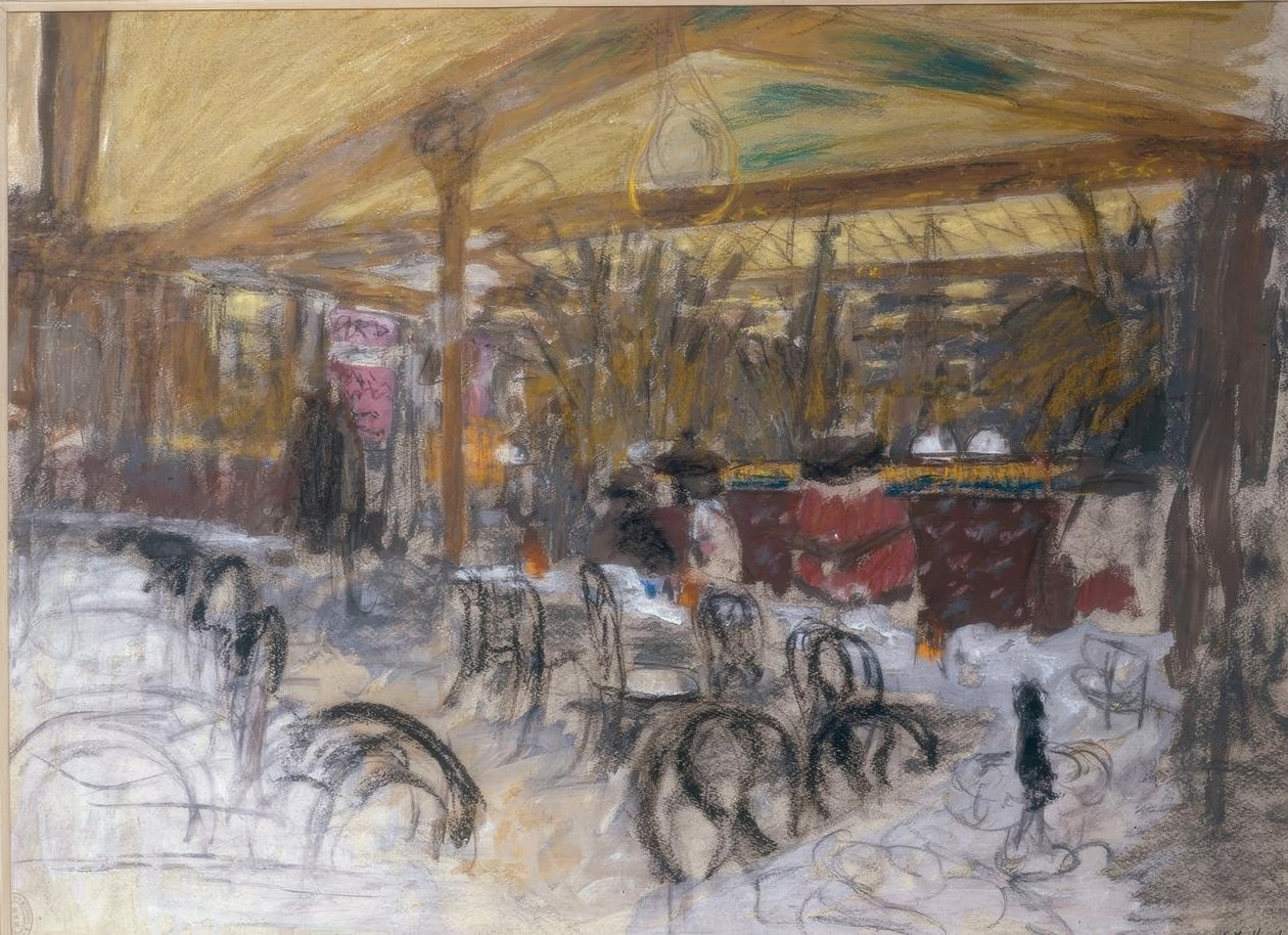 The Wepler Café de Edouard Vuillard