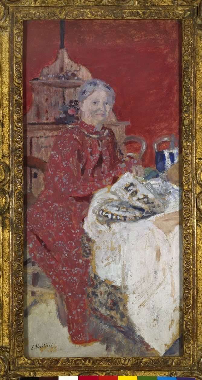 O almoço de 1890 de Edouard Vuillard