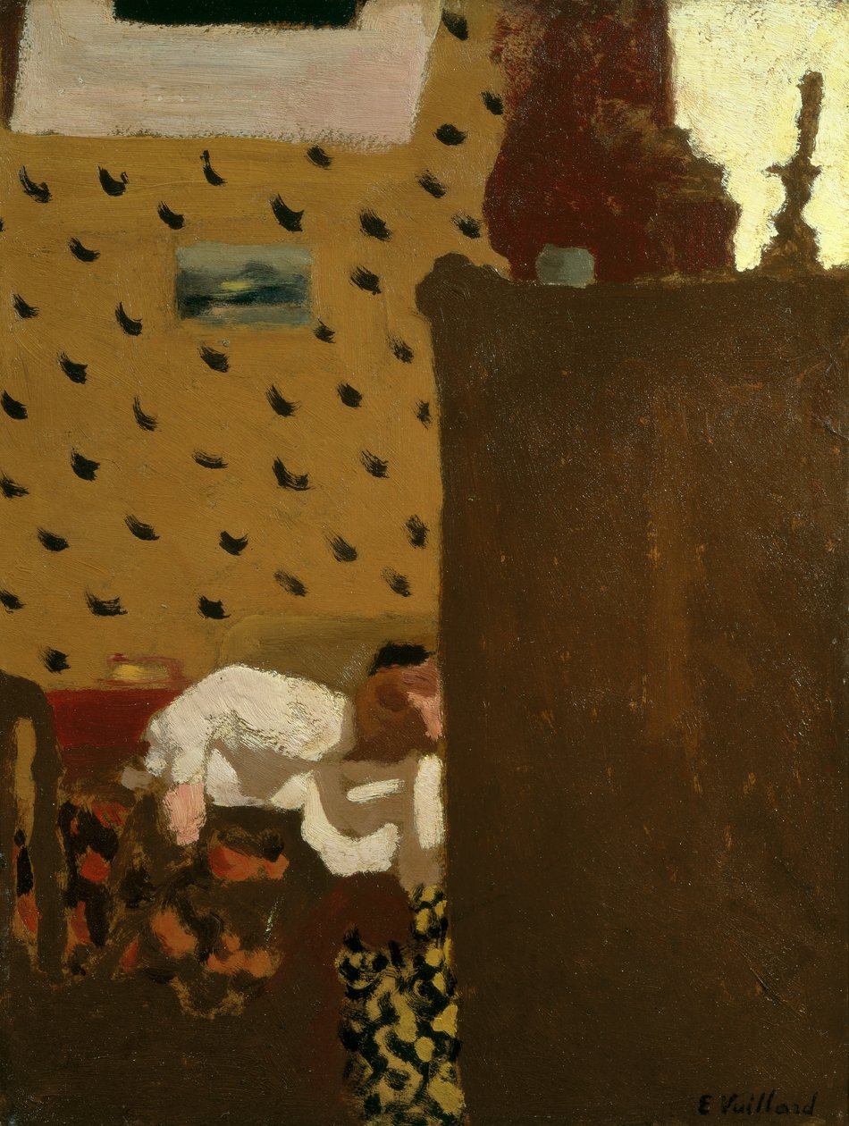 Madame Roussel na Chiffonnier de Edouard Vuillard