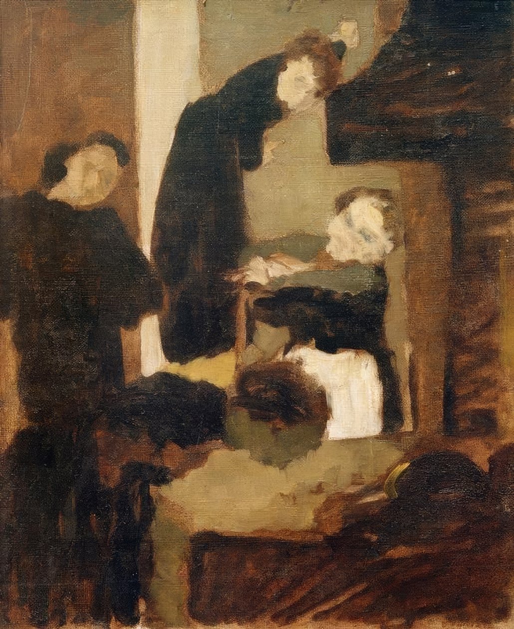 Madame Vuillard e seus trabalhadores de Edouard Vuillard