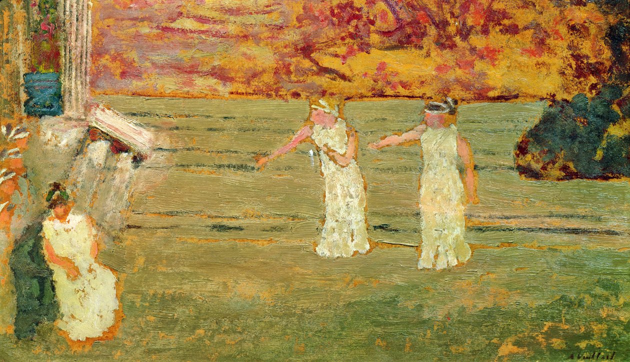 No palco do teatro, c.1893 (diretoria) de Edouard Vuillard