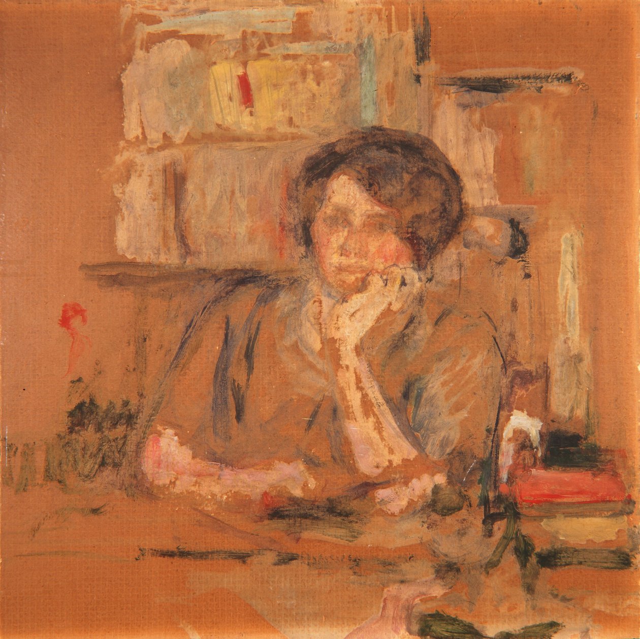 Retrato de Jacqueline Fontaine (versão inicial), 1911 de Edouard Vuillard