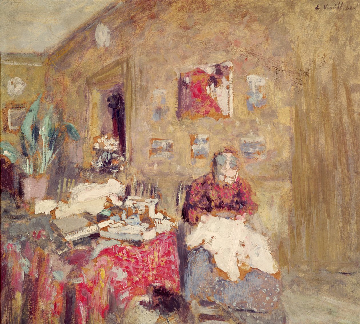Retrato da mãe do artista de Edouard Vuillard