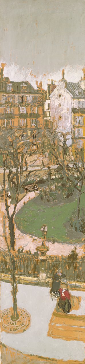 Rua Paris, Painel 6 de 6, 1908 de Edouard Vuillard