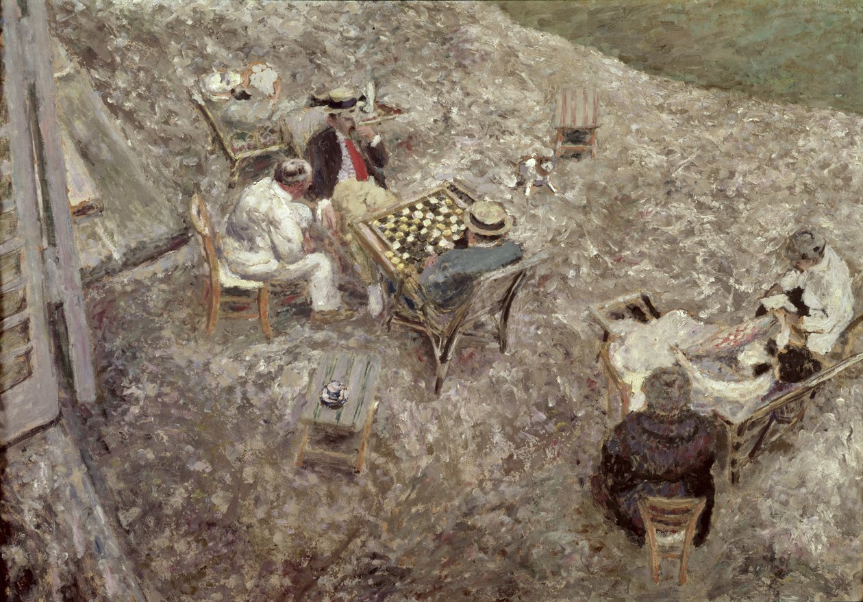 The Checker Board de Edouard Vuillard