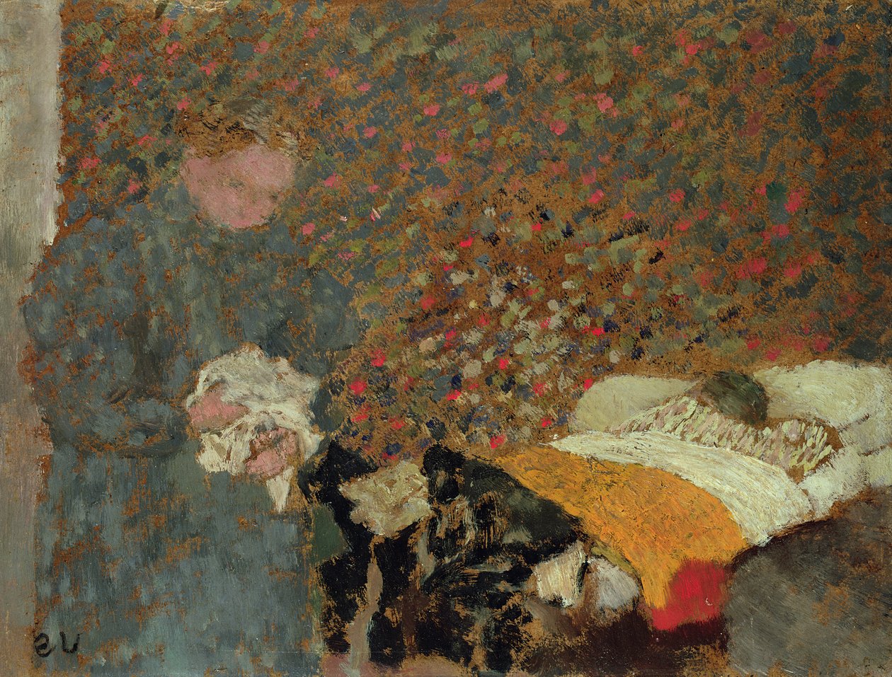 A criança doente, c.1892 de Edouard Vuillard