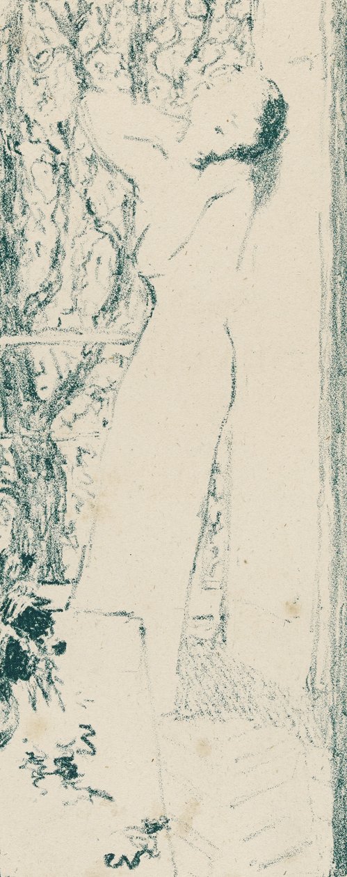 Mulher por uma janela, 1893 de Edouard Vuillard