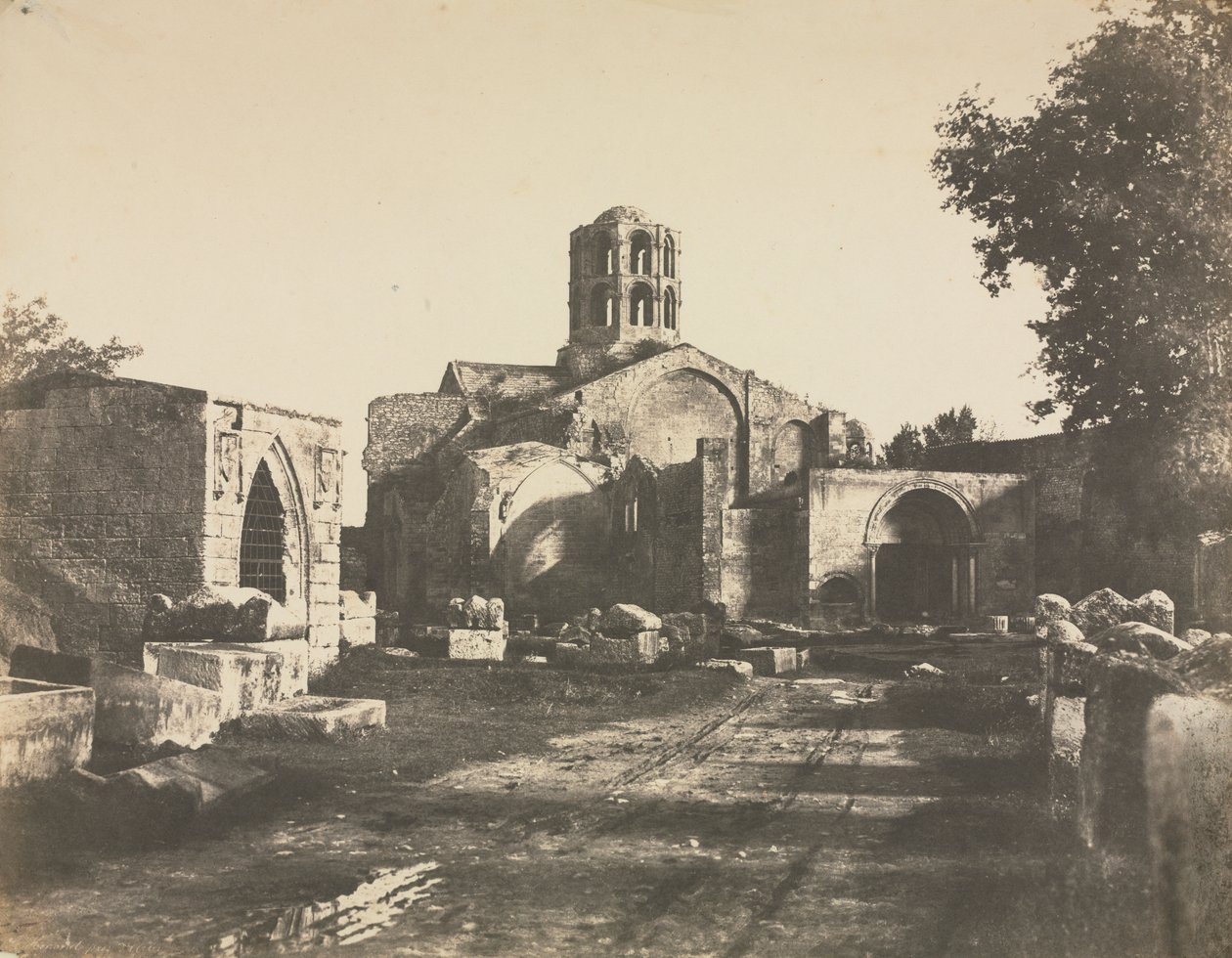 Saint-Honorat, perto de Arles de Edouard Denis Baldus