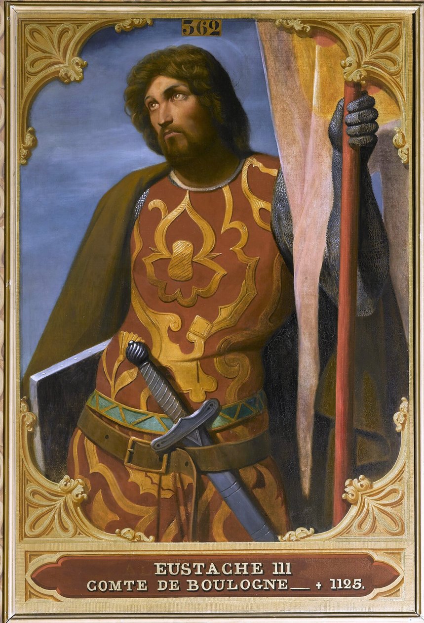 Eustáquio III, Conde de Bolonha, 1844. de Édouard Alexandre Odier