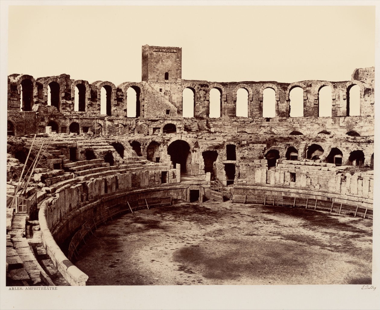 Arles, anfiteatro de Édouard Baldus