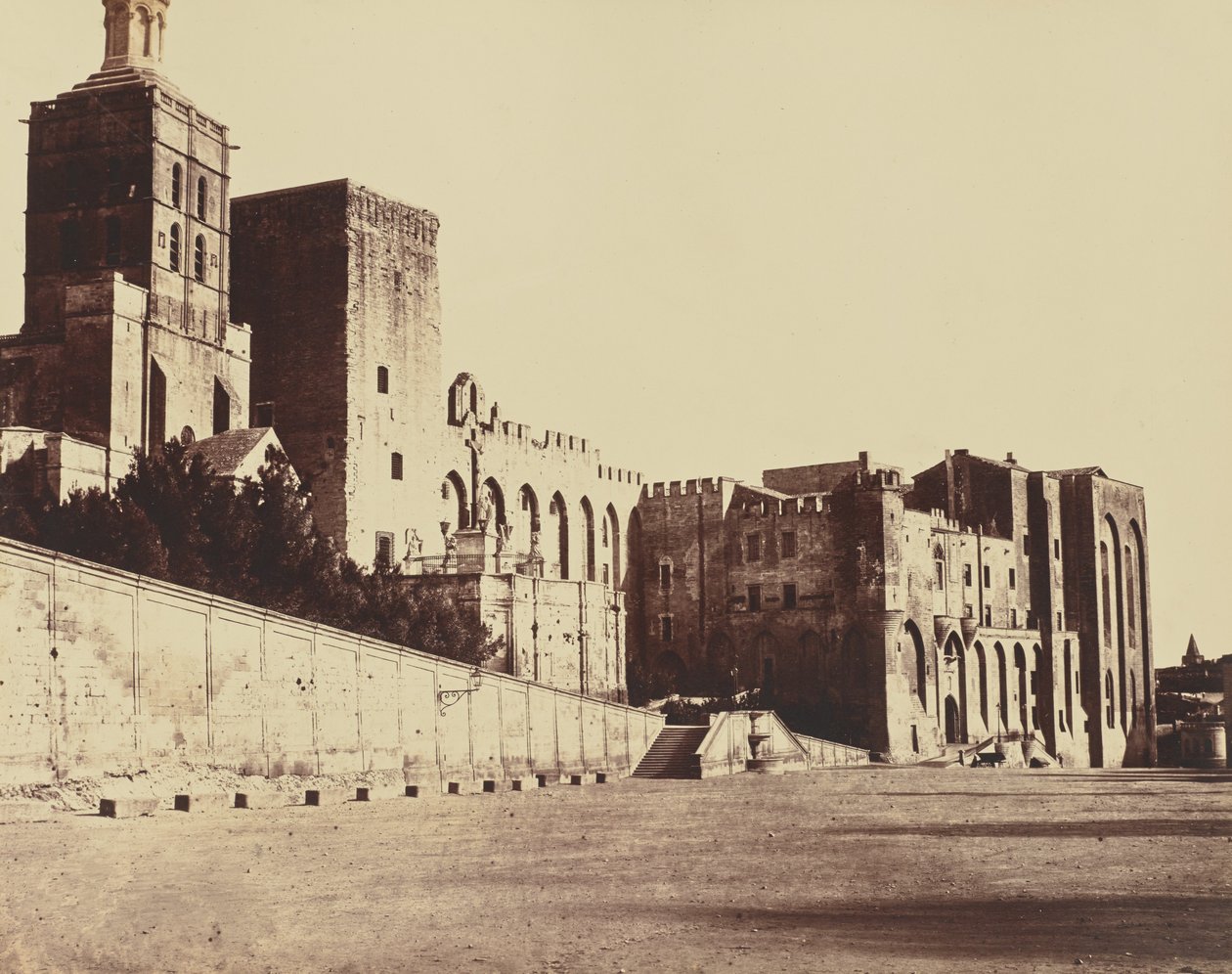 Avinhão. Palácio dos Papas de Édouard Baldus