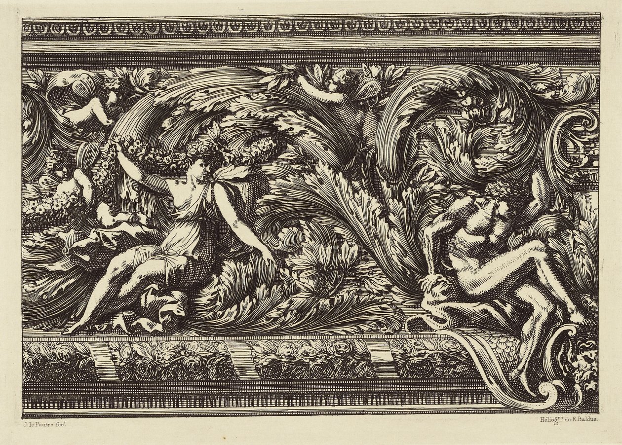 [Desenho de Jean le Pautre] de Édouard Baldus