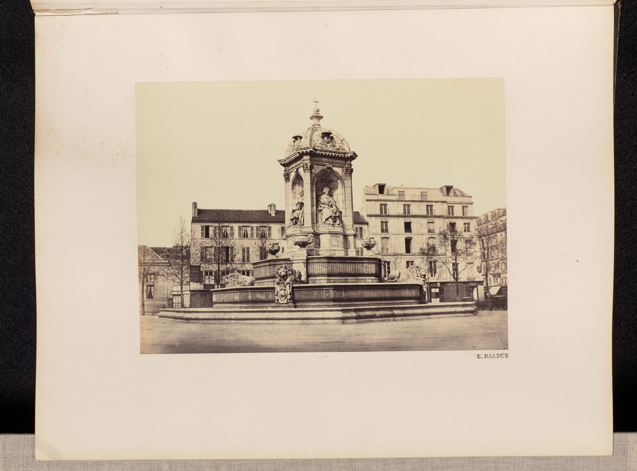 [Fontaine Saint Sulpice] (N.º 76) de Édouard Baldus