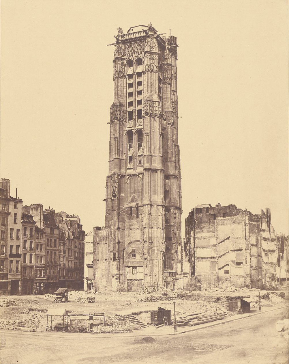 Torre Saint-Jacques de Édouard Baldus