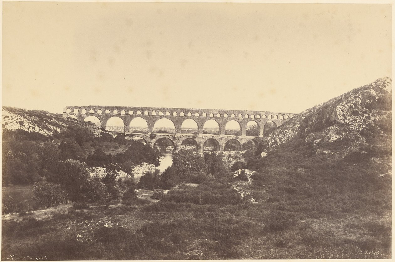 A Pont du Gard de Édouard Baldus