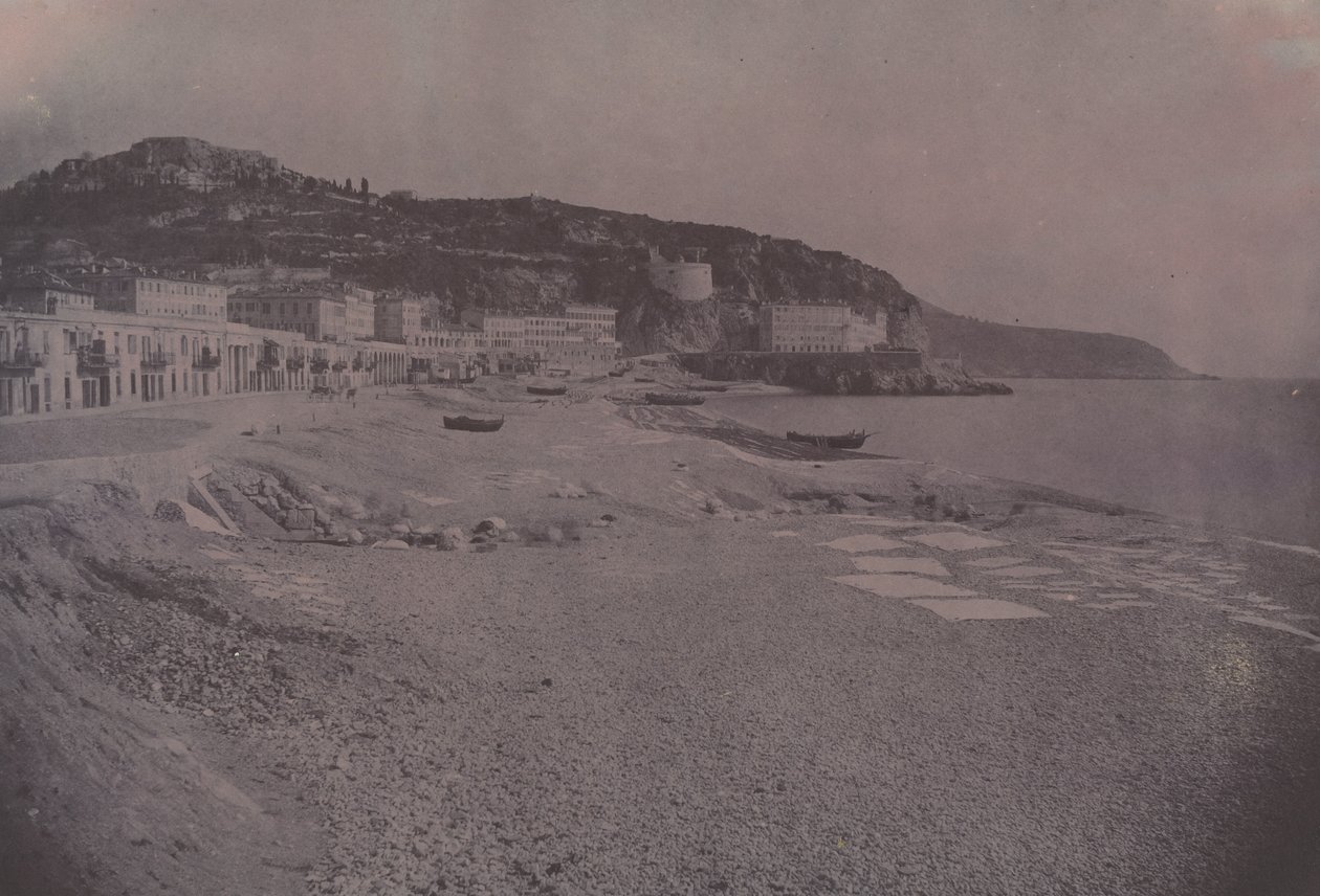 Os Ponchettes em Nice, c. 1855. de Édouard Baldus