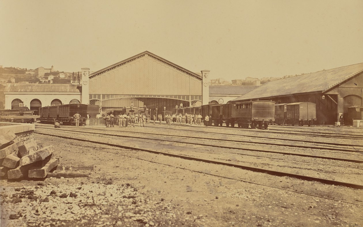 Lyon. Estação de Perrache de Édouard Baldus