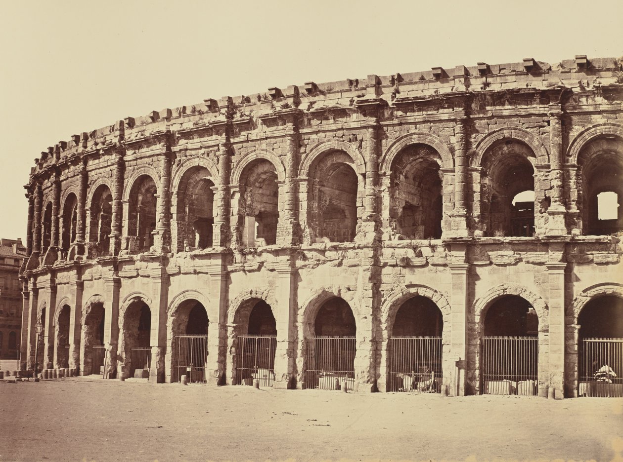 Nîmes. Anfiteatro de Édouard Baldus