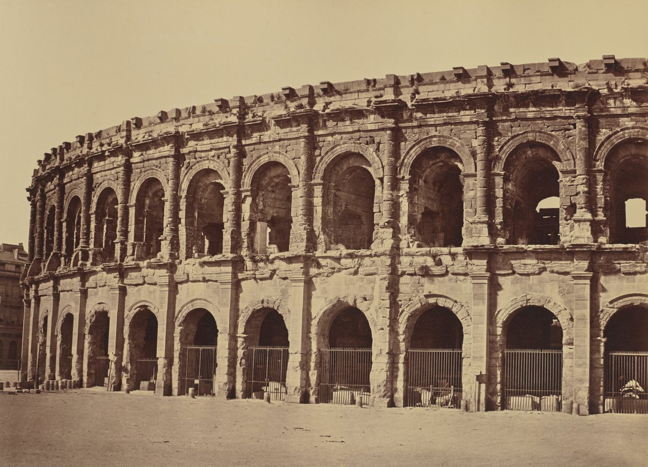 Nîmes. Anfiteatro de Édouard Baldus