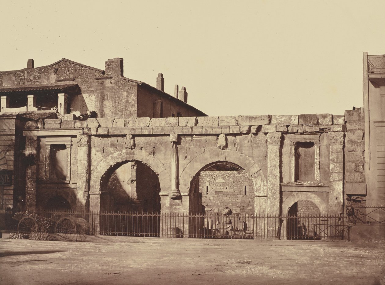 Nimes. Porta de Augusto de Édouard Baldus