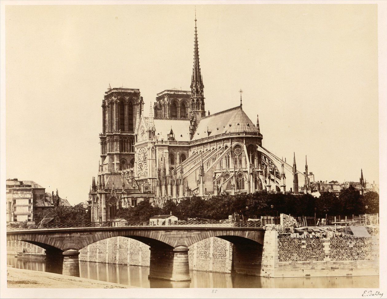 Notre-Dame (Abside) de Édouard Baldus