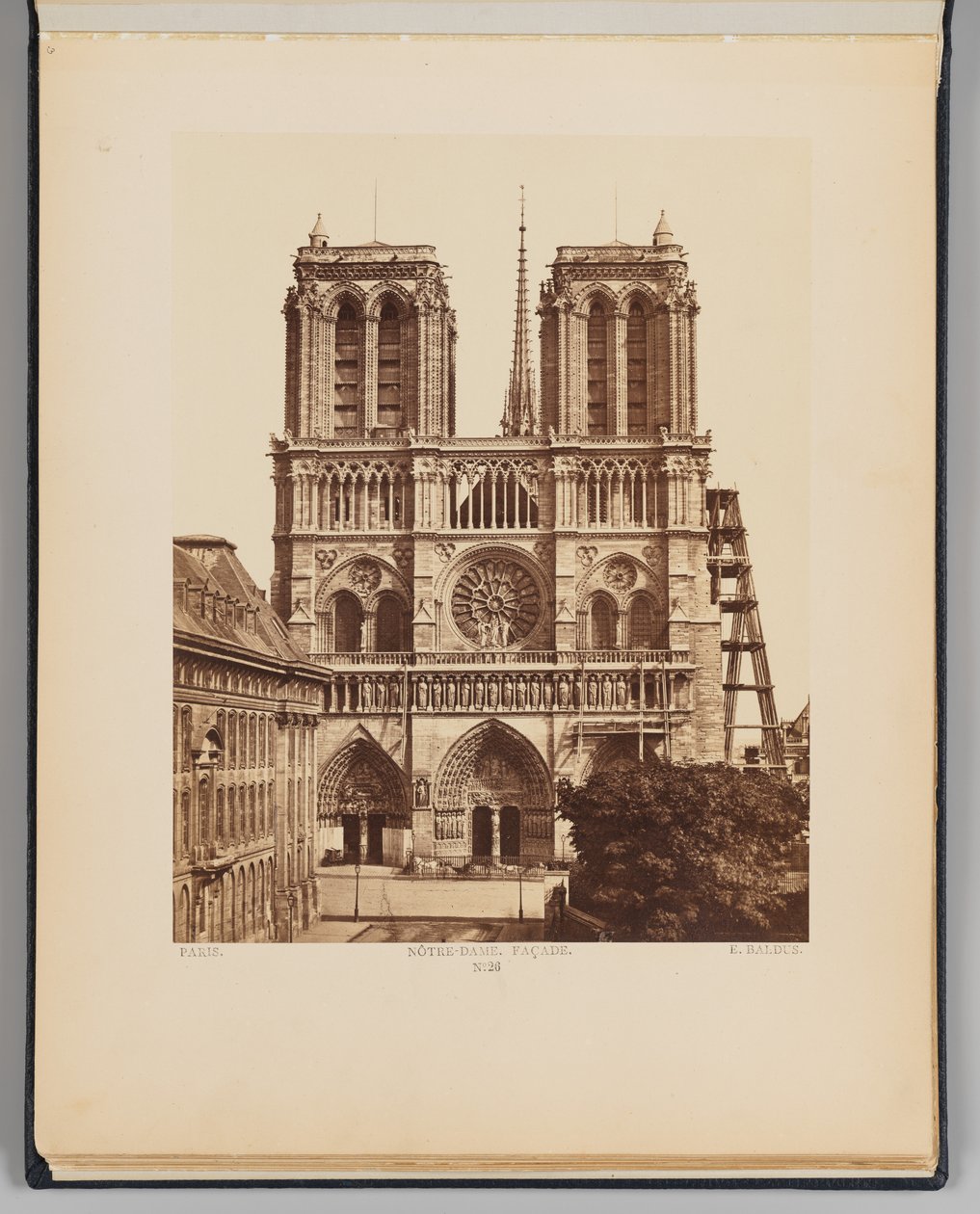 Notre-Dame (fachada) de Édouard Baldus