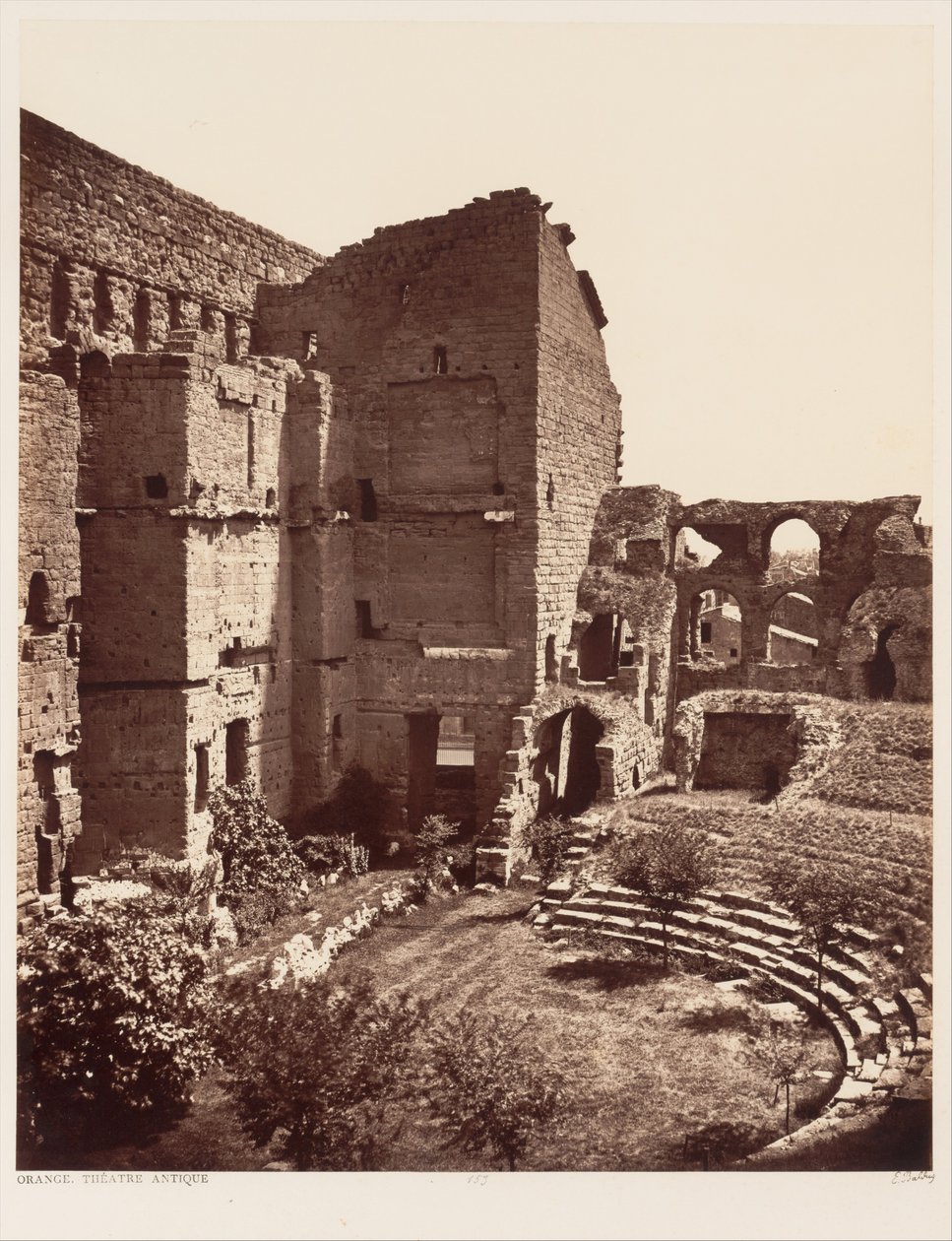 Orange, teatro antigo de Édouard Baldus