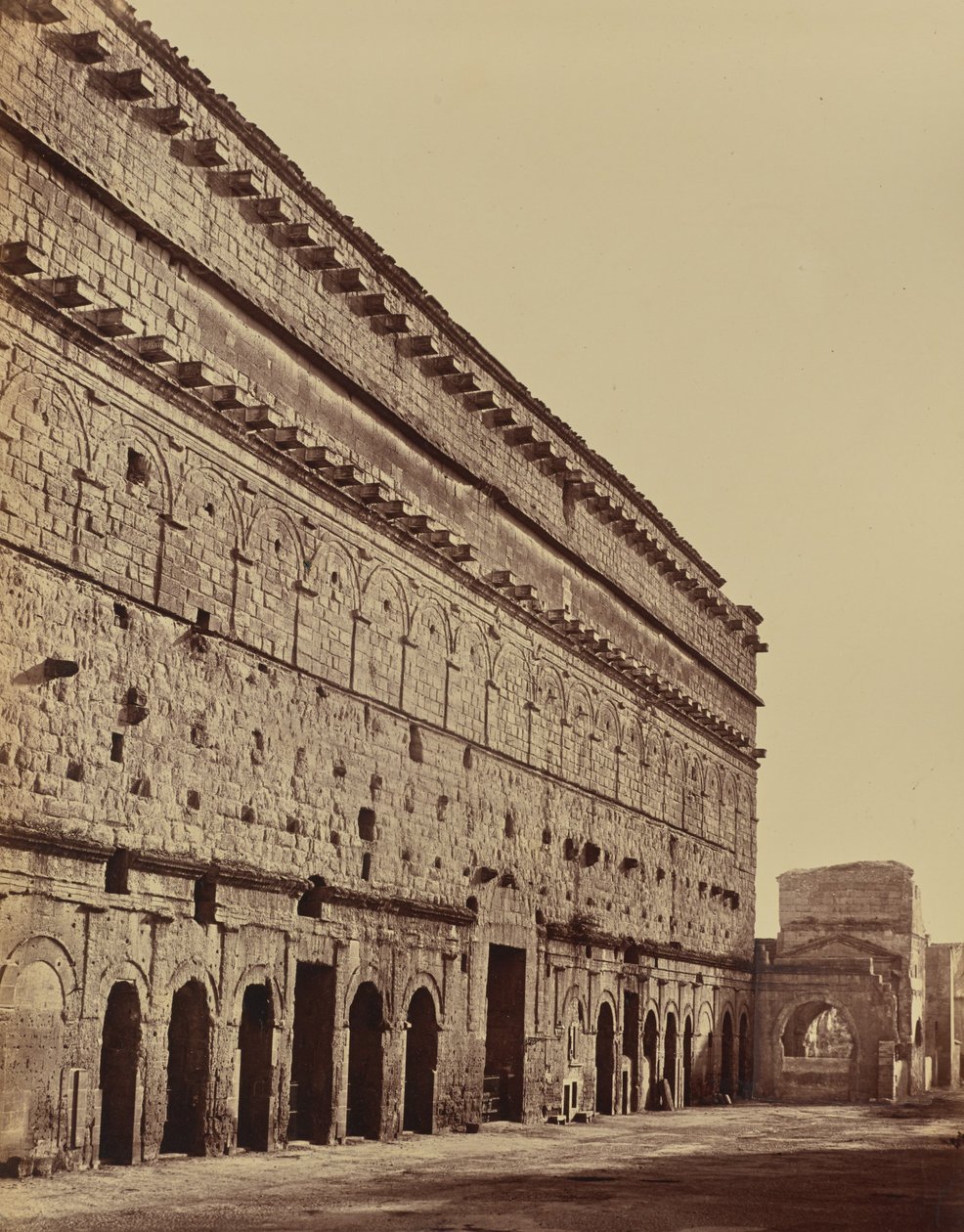 Orange. Teatro antigo de Édouard Baldus