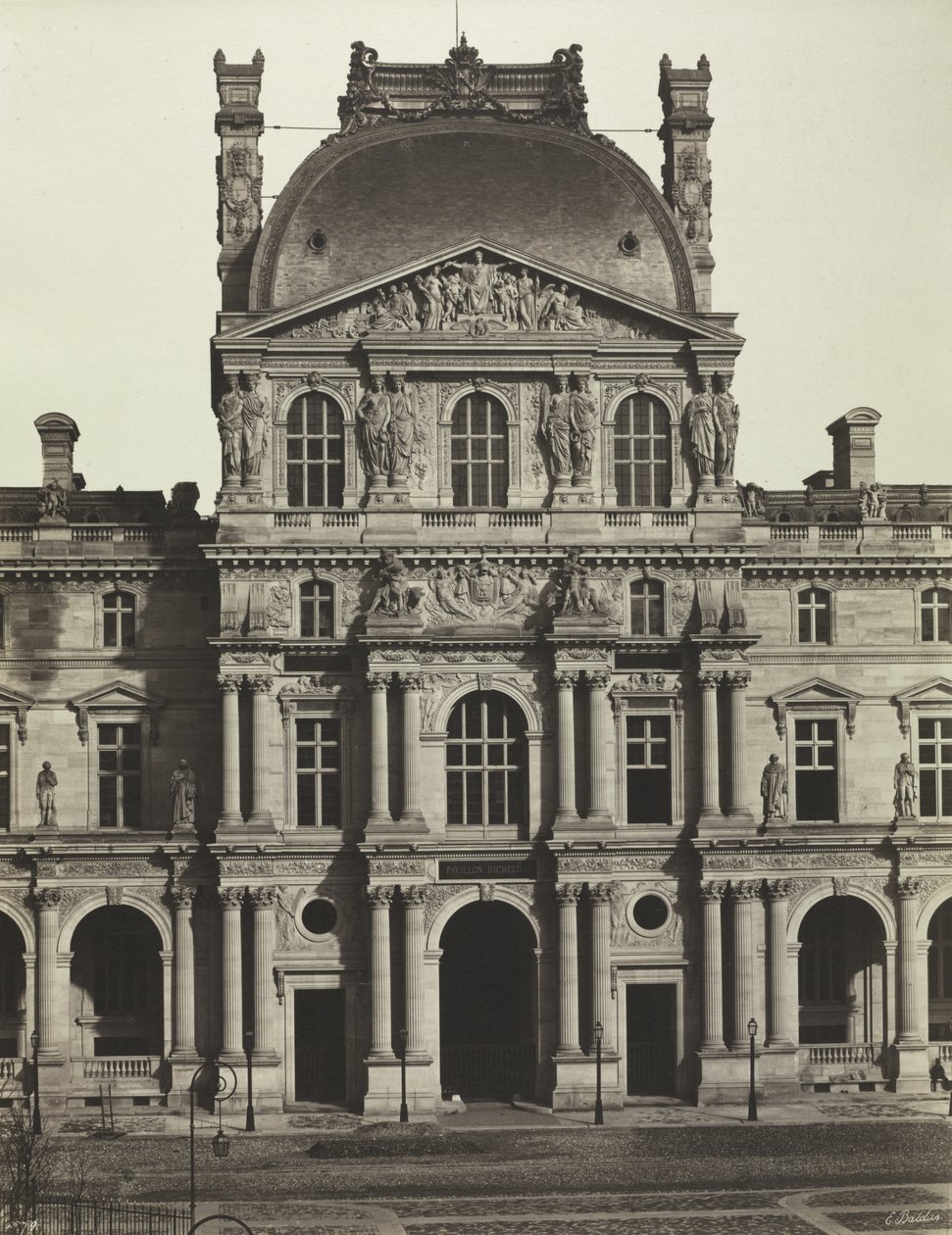 Pavilhão Richelieu, Louvre, Paris de Édouard Baldus