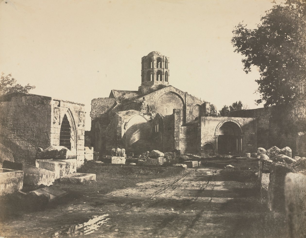Saint-Honorat, Prés d&39;Arles, 1853. de Édouard Baldus