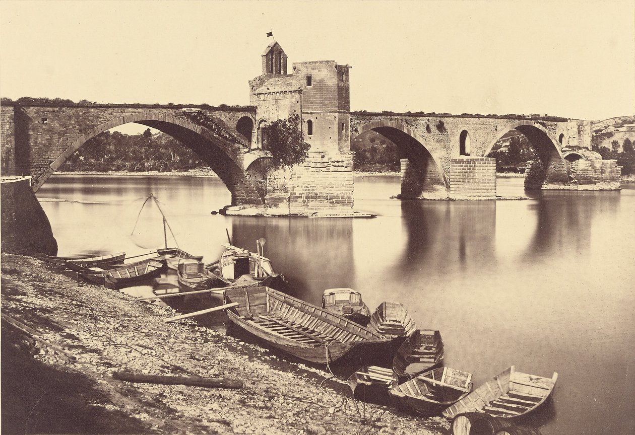 Ponte Saint Bénézet, Avignon de Édouard Baldus