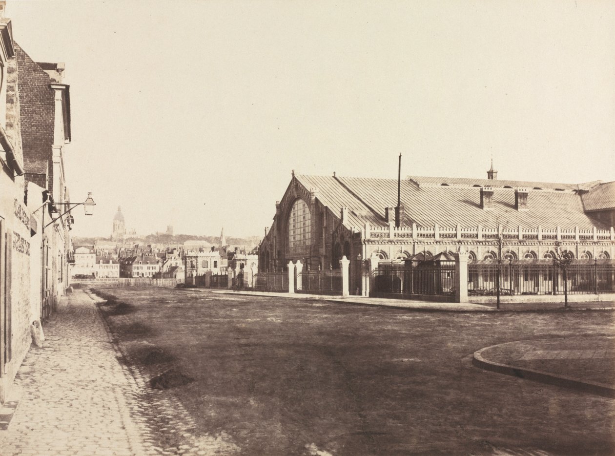 Empena Sul da Estação Ferroviária de Boulogne de Édouard Baldus