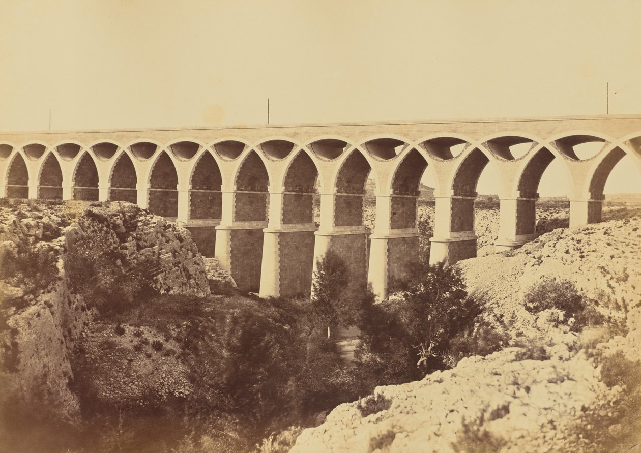 Viaduto de St. Chamas de Édouard Baldus