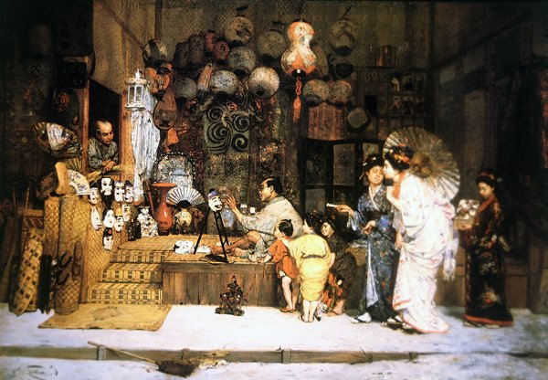 Um bazar japonês de Edouard Castres