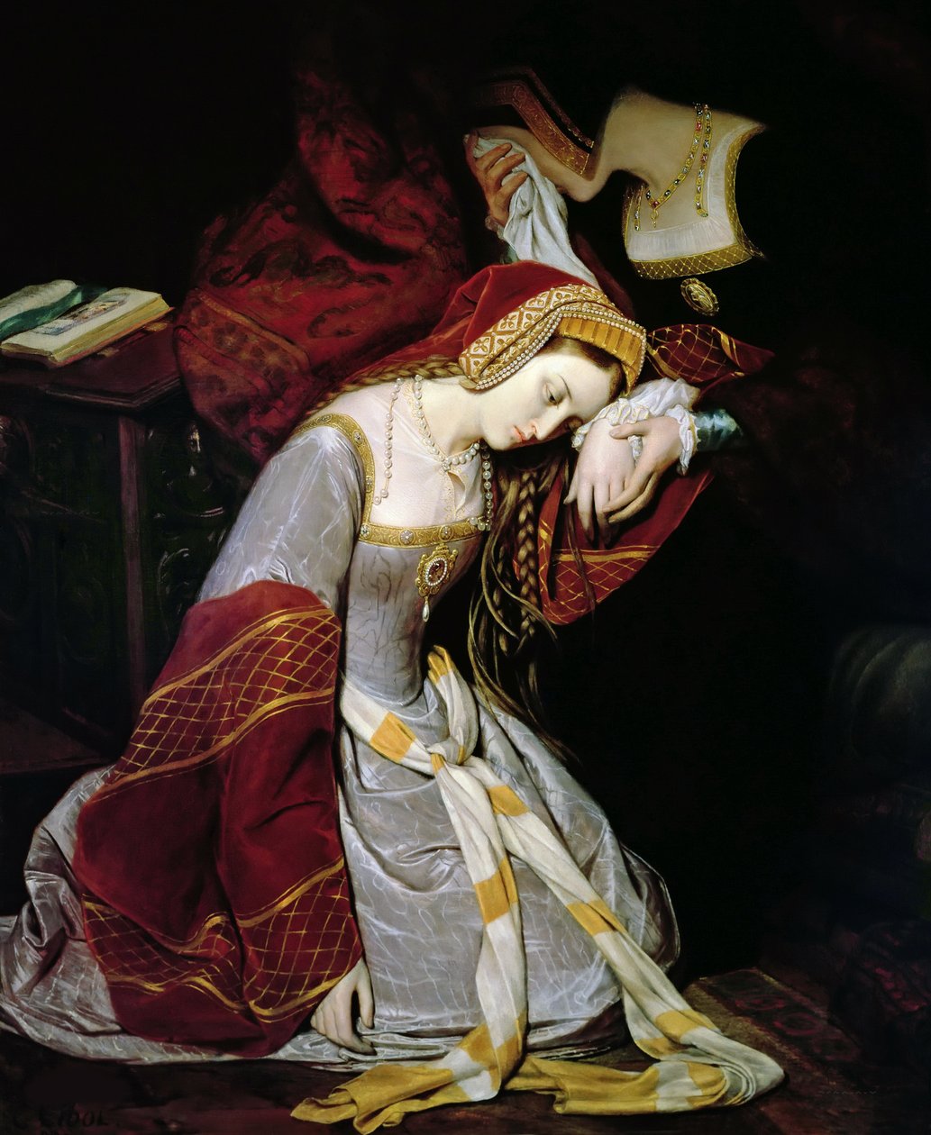 Anne Boleyn na Torre de Londres de Edouard Cibot