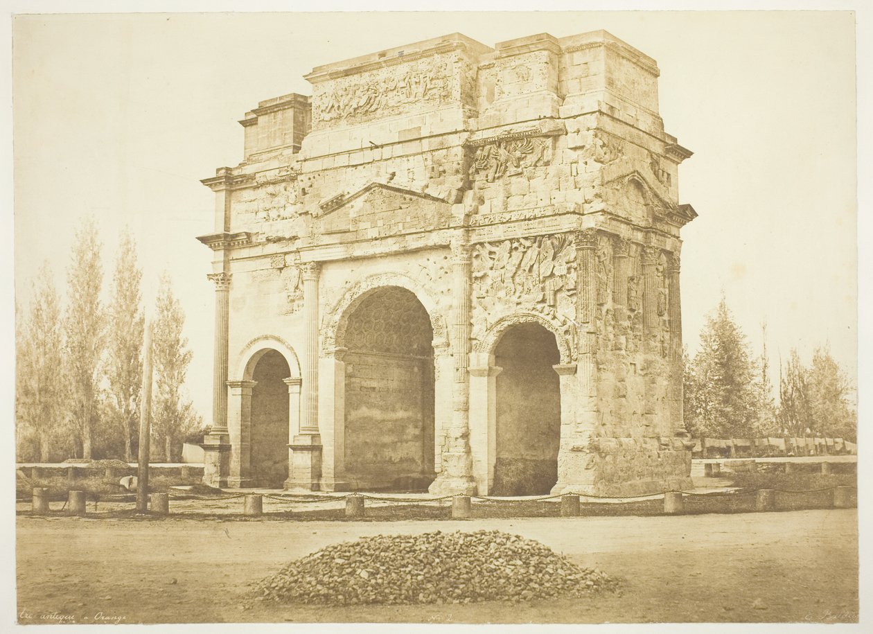 Arco antigo uma laranja de Edouard Denis Baldus