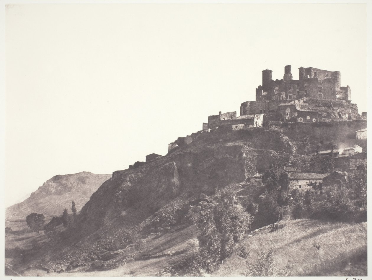 Chateau de Murol em Auvergne de Edouard Denis Baldus