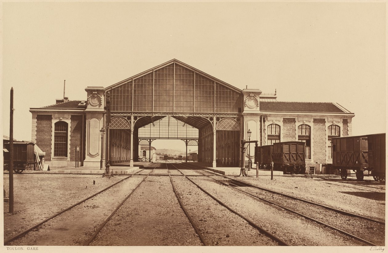 Toulon, Gare (Toulon, Estação Ferroviária) de Edouard Denis Baldus