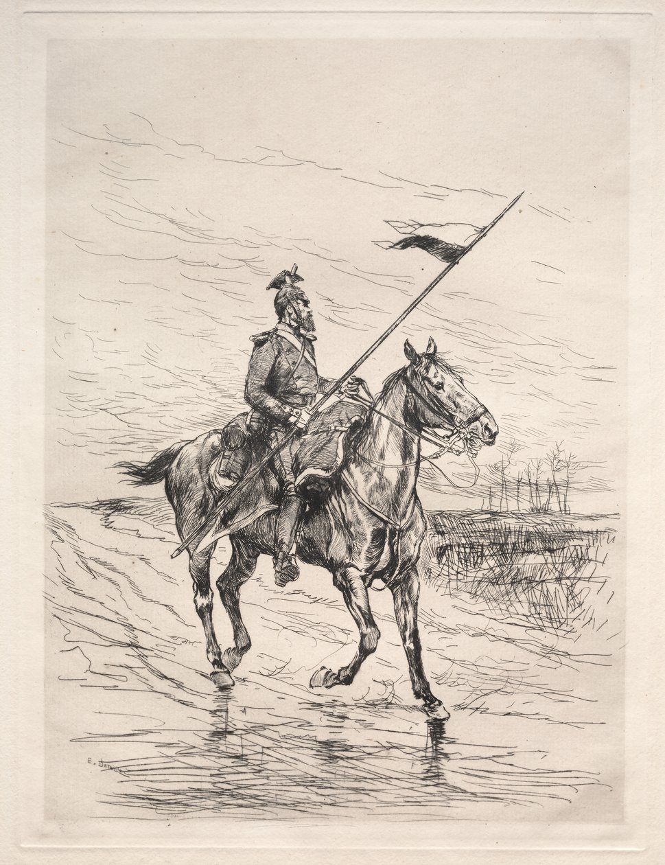 Um ulano de Edouard Detaille