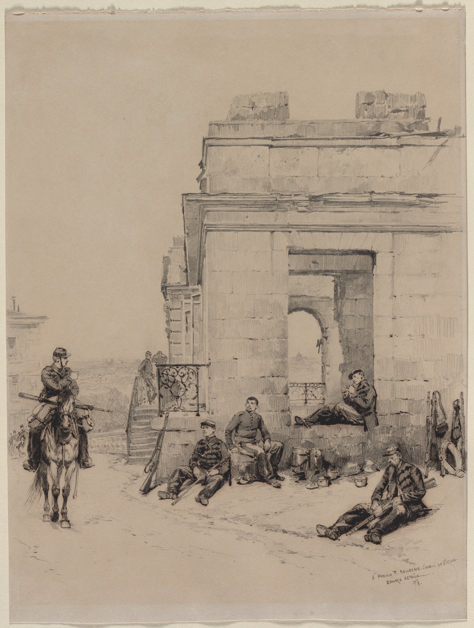 Soldados em repouso, 1878. de Jean Baptiste Edouard Detaille