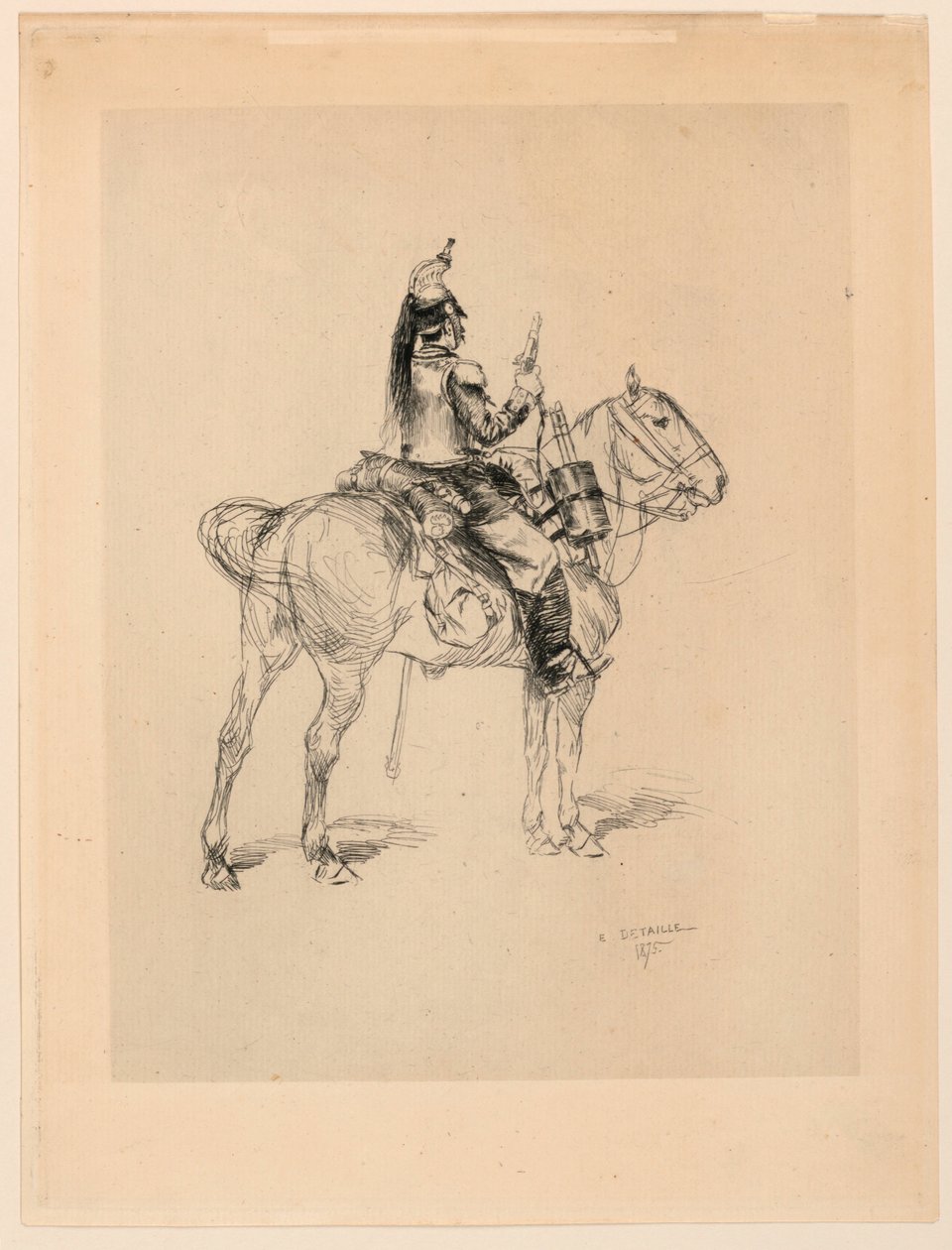 Caçador a cavalo de Edouard Detaille