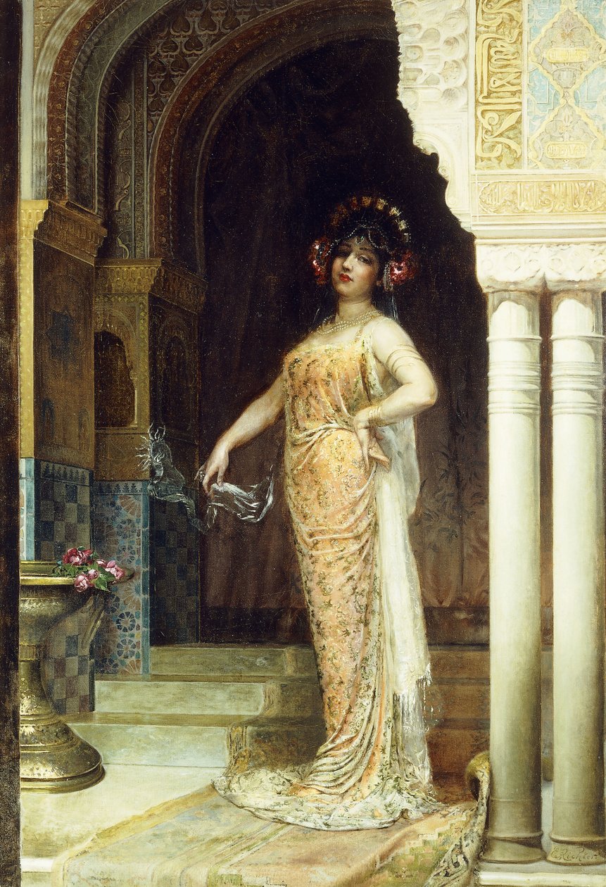 O odalisca; L "Odalisque, de Edouard Frederic Wilhelm Richter
